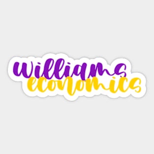 williams college economics Sticker